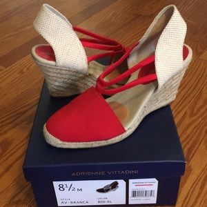 Adrienne Vittadini espadrilles. EUC